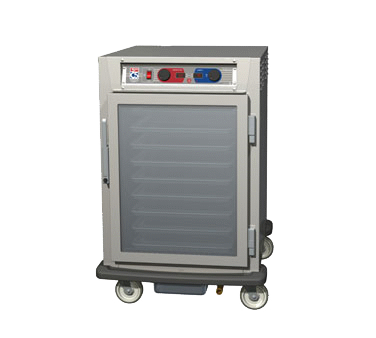 Metro Metro C595L-NFC-U C5™ 9 Series Half Height Clear Door Insulated Mobile Proofing and Holding Cabinet, 120 Volts