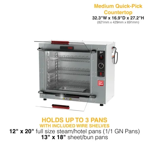 Metro Metro HBCS6-B HotBlox Xpress S6 Quick Access Holding Cabinet