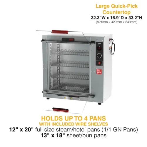 Metro Metro HBCS8-B HotBlox Xpress S8 Quick Access Holding Cabinet