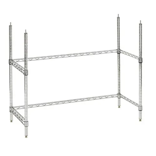 Metro Metro HS-1842LEGKIT-3F Metro2Go Leg Kit with 3-Sided Frame,  freestanding,  chrome plated