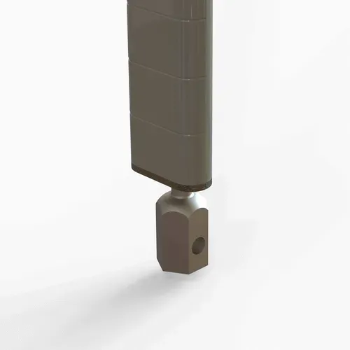 Metro Metro SAMQ63PE Seismic 63" MetroMax epoxy coated post with