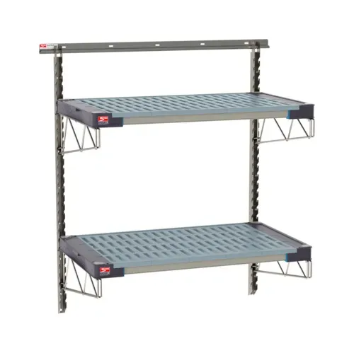 Metro Metro SW-2136S4-45-2TIER SmartWall Life Wall Shelving Kit. two-shelf