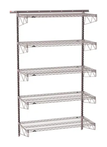 Metro Metro SW-2148K4-85-5TIER SmartWall Tall Wall Shelving Kit