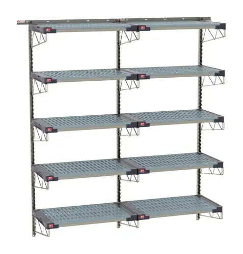 Metro Metro SW-2172S4-85-5TIER SmartWall Life Tall Wall Shelving Kit