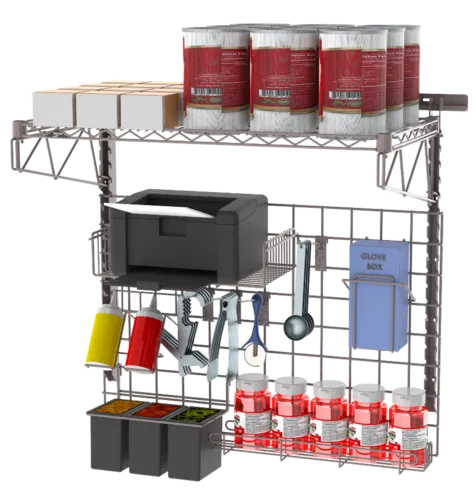 Metro Metro SWKIT-PIZZAPREPK4 Shelving, Wall Grid Unit