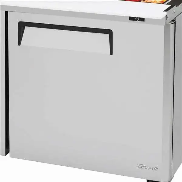 Turbo Air Turbo Air MST-60-24-N 60.25'' 2 Door Counter Height Mega Top Refrigerated Sandwich / Salad Prep Table