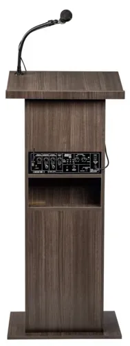 National Public Seating National Public Seating 111PLS-RW Oklahoma Sound® Power Plus Lectern