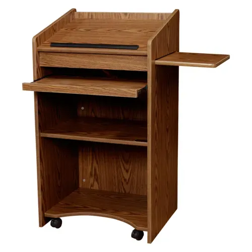 National Public Seating National Public Seating 600-MO Oklahoma Sound® Aristocrat Floor Lectern