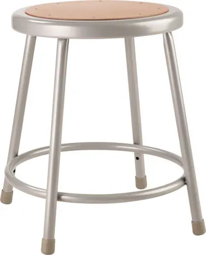 National Public Seating 6218 18"H & 24"H & 30"H Grey Frame