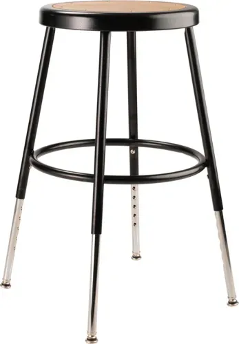 National Public Seating National Public Seating 6218H-10 NPS® Heavy Duty Steel Stool