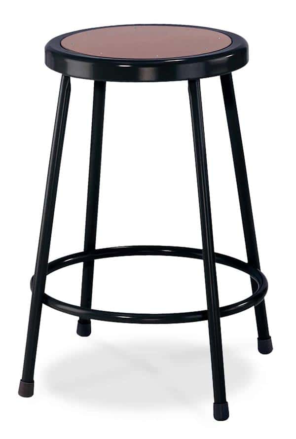 National Public Seating 6224-10 18"H & 24"H Black Frame National Public Seating 6224-10 18"H & 24"H Black Frame