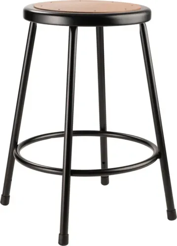 National Public Seating National Public Seating 6224-10 NPS® Heavy Duty Steel Stool