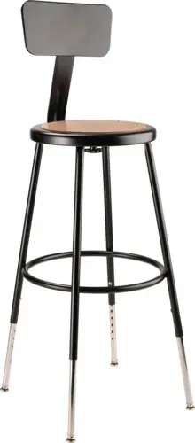 National Public Seating National Public Seating 6224HB-10 NPS® 25"-33" Height Adjustable Heavy Duty Steel