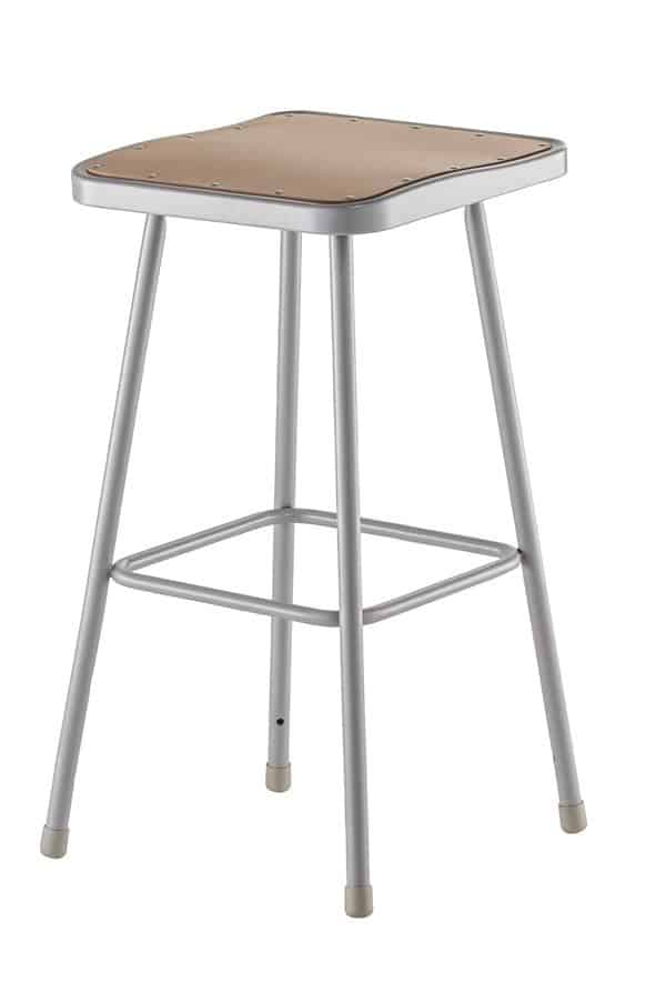 National Public Seating 6330 18"H & 24"H & 30"H Square Seat Grey Frame National Public Seating 6330 18"H & 24"H & 30"H Square Seat Grey Frame
