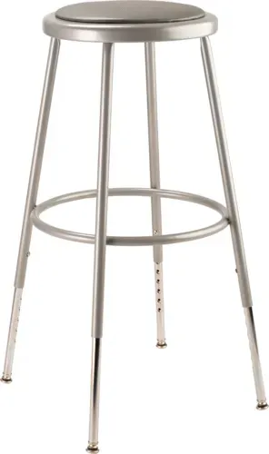 National Public Seating National Public Seating 6424H NPS® Heavy Duty Steel Stool