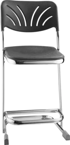 National Public Seating National Public Seating 6622B NPS® Elephant Z-Stool with Backrest