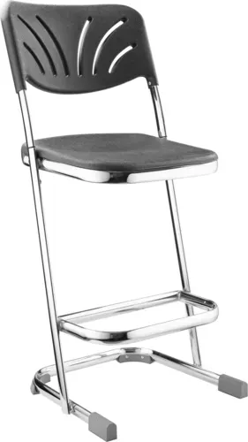 National Public Seating National Public Seating 6624B NPS® Elephant Z-Stool with Backrest