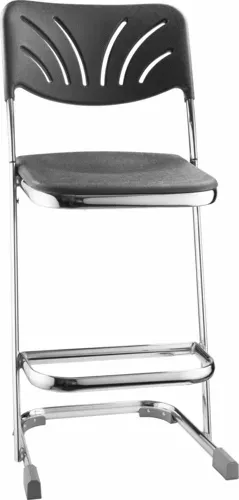 National Public Seating National Public Seating 6624B NPS® Elephant Z-Stool with Backrest