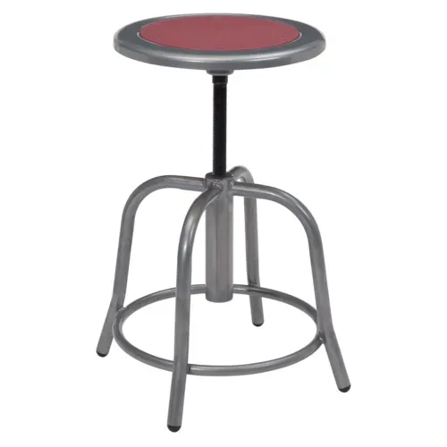National Public Seating National Public Seating 6818-02 NPS® 18”-25” Height Adjustable Designer Stool