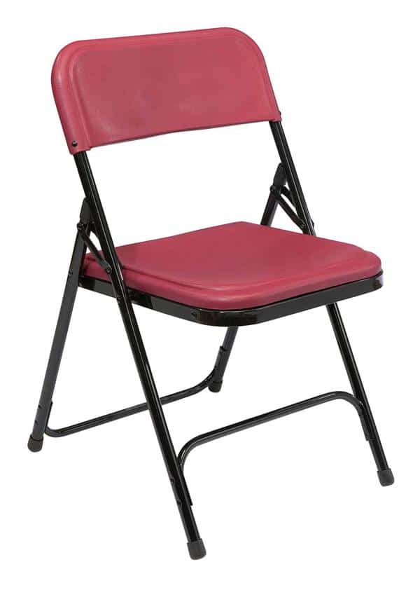 National Public Seating 818 800 Series Premium Light-Weight Plastic Folding Chair National Public Seating 818 800 Series Premium Light-Weight Plastic Folding Chair
