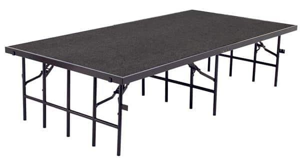 National Public Seating S4824C 48" Wide Stages w/ Carpeted Surface