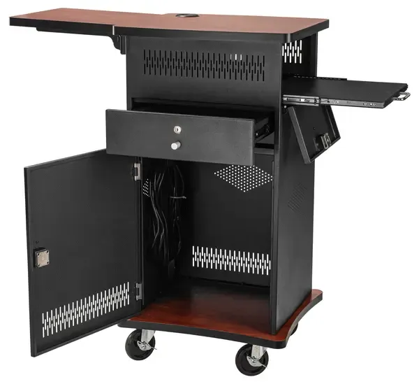 National Public Seating WZD Computer Workstation Cabinet / Cart