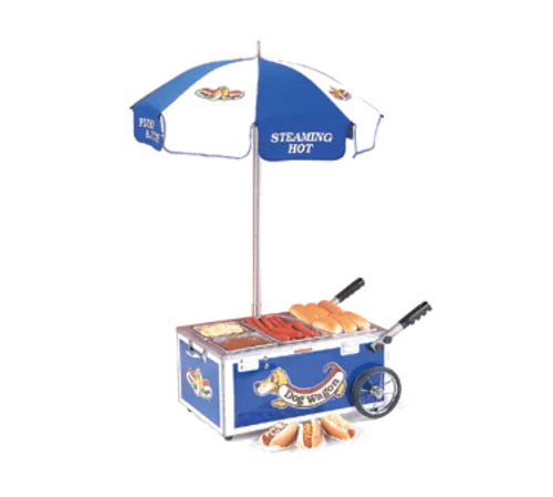 NEMCO Food Equipment 6550-DW Hot Dog Steamer Cart