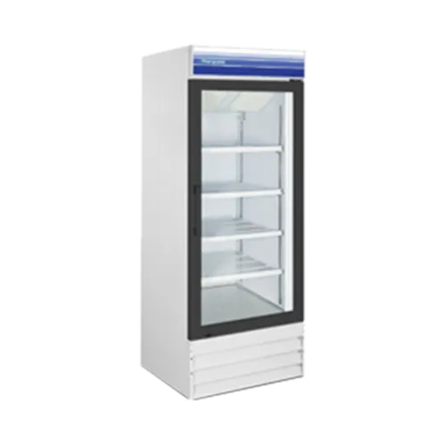 Norpole NPGF1-S 31.00'' 23 cu.ft 1 Section White Glass Door Merchandiser Freezer