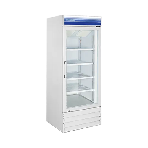 Norpole NPGF1-S13 27.00'' 13 cu.ft 1 Section White Glass Door Merchandiser Freezer