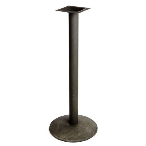 Oak Street Table Base 3" dia BDB-BAR steel 40-3/4" bar height black 