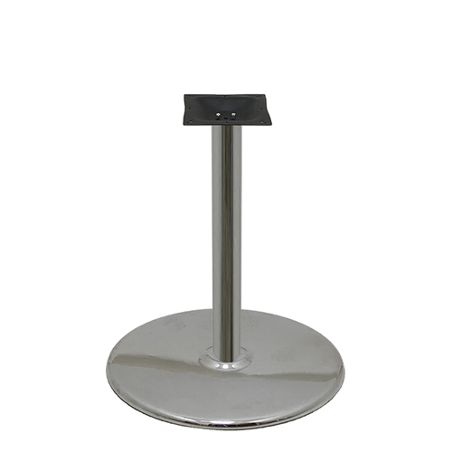 B30DISC-STD base spread 4" steel column black Oak Street Table Base 30" dia 
