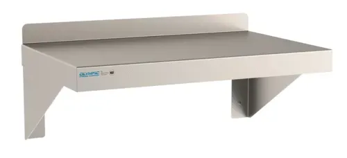 Olympic JWS1524SS Fabricated Wall Shelf  24"W x 15"D