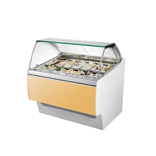 Oscartek Oscartek GIA C G1150 Gia Gelato/Ice Cream Showcase/Display  Curved glass tilt back