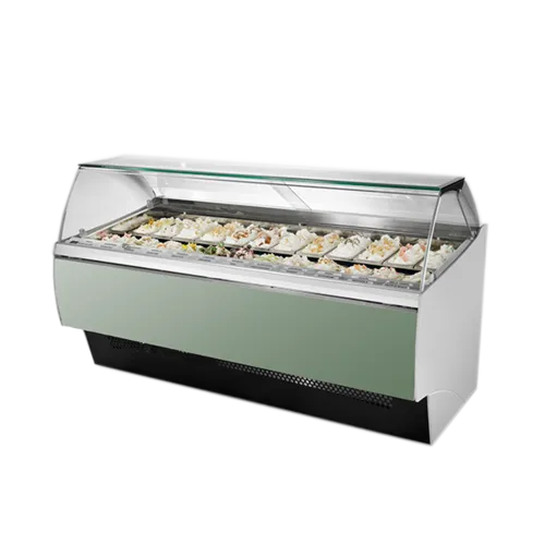 Oscartek Oscartek GIA C G2106 Gia Gelato/Ice Cream Showcase/Display  Curved glass tilt back
