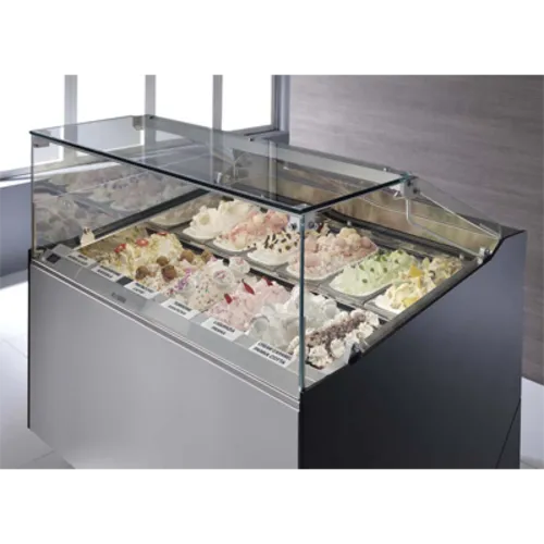Oscartek Oscartek GIA SQ G2106 Gia Gelato/Ice Cream Showcase/Display  Square glass