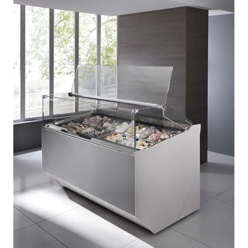 Oscartek Oscartek GIA SQ G2106DT Gia Gelato/Ice Cream Showcase/Display  Square glass