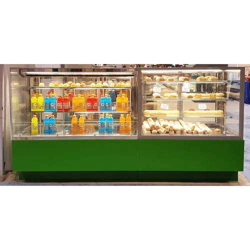 Oscartek Oscartek ITALIA 2 SSRL2000 78.75'' Stainless Steel Horizontal Air Curtain Open Display Merchandiser with 1 Shef