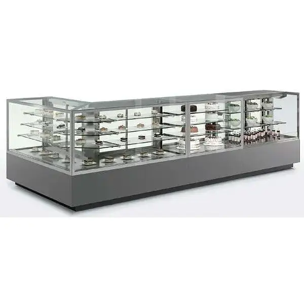 Oscartek ITALIA 3 DPA90LT Italia 3 Deli/Pastry Showcase/Display  59" x 79" length customer side