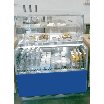 Oscartek MURO OPTIMA D34 1000 39.37'' Air Curtain Open Display Merchandiser with Oscartek MURO OPTIMA D34 1000 39.37'' Air Curtain Open Display Merchandiser with