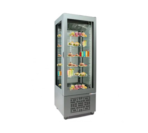 Oscartek Oscartek VISION V6314 H76 26.00'' Silver 1 Section Swing Refrigerated Glass Door Merchandiser