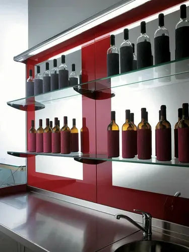 Oscartek Oscartek WALL SHELVING DISPLAY WS2 A90 CE Glass Wall-Mounted Shelf Display - 25.90"W x 11.38"D