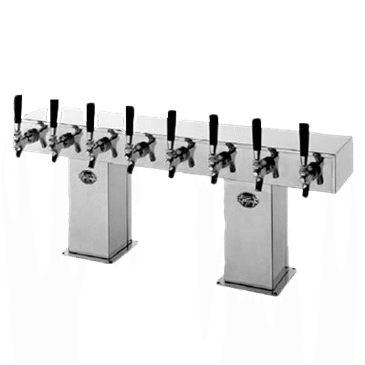 Perlick Corporation Corporation 4006-10BPC4 Bridge Tee Draft Beer Tower Perlick Corporation Corporation 4006-10BPC4 Bridge Tee Draft Beer Tower