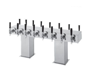 Perlick Corporation Corporation 4006-12BX12BTF4 Back-to-Back Bridge Tee Draft Beer Tower Perlick Corporation Corporation 4006-12BX12BTF4 Back-to-Back Bridge Tee Draft Beer Tower