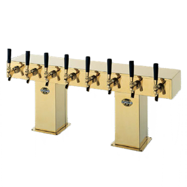 Perlick Corporation Corporation 4006-8BTF4 Bridge Tee Draft Beer Tower Perlick Corporation Corporation 4006-8BTF4 Bridge Tee Draft Beer Tower