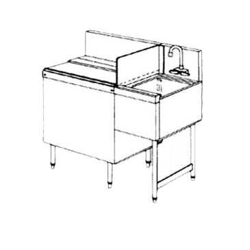 Perlick Corporation Corporation 7054SR End Splash Perlick Corporation Corporation 7054SR End Splash