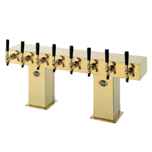 Perlick Corporation 4006-24BTF2 Bridge Tee Draft Beer Tower, Countertop, Glycol-Cooled - 71-11/16"W x 15-9/16"H