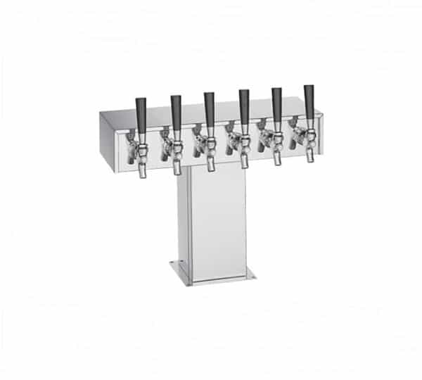 Perlick Corporation Corporation 4006-2BTF4 Tee Draft Beer Tower Perlick Corporation Corporation 4006-2BTF4 Tee Draft Beer Tower