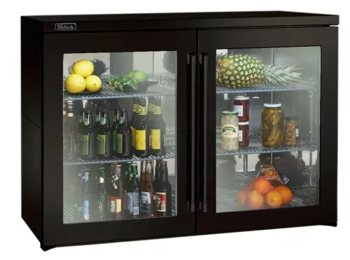 Perlick Perlick Corporation BBR48 Silver 2 Solid Door Refrigerated Back Bar Storage Cabinet, 120 Volts