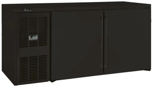 Perlick Perlick Corporation BBS60 Silver 2 Solid Door Refrigerated Back Bar Storage Cabinet, 120 Volts