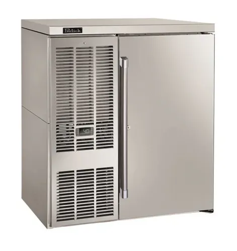 Perlick Perlick Corporation BBSN32 Silver 1 Solid Door Refrigerated Back Bar Storage Cabinet, 120 Volts